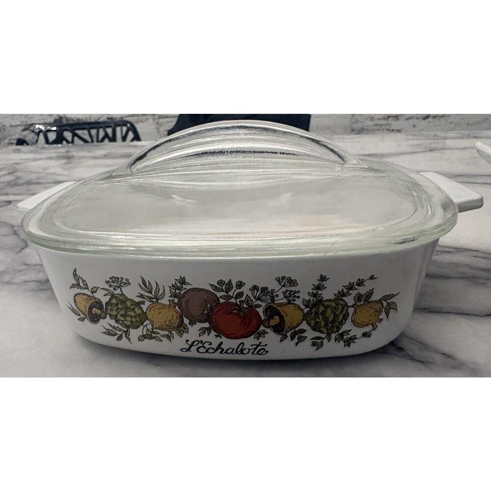 Vintage 1970s Corningware Spice of Life Casserole Dishes Set Of 3 RARE - Picture 4 of 8